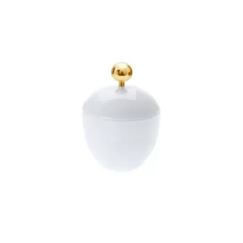 Jil Coquet Hemisphere Cov. Sugar Bowl - Gold Accessory 25 cl