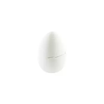 Jil Coquet Hemisphere Porcelain Egg - Small 10 x 7 cm