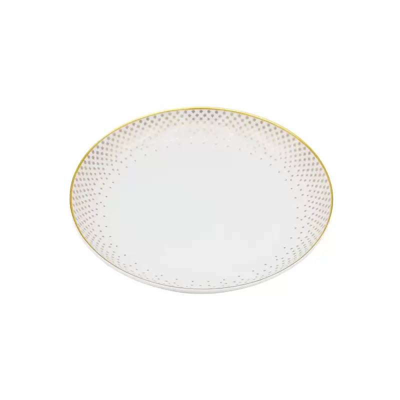 Jil Coquet Rosace - Gold Pasta Plate - Small 21 cm