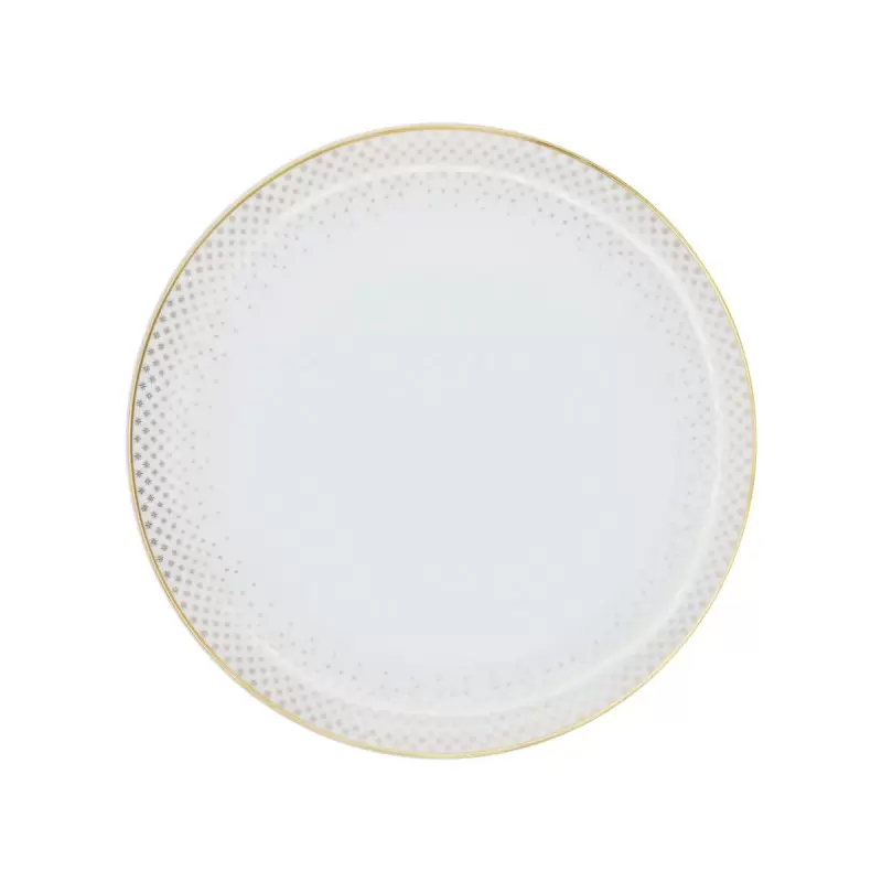 Jil Coquet Rosace - Gold Flat Dish - Maxi 35 cm