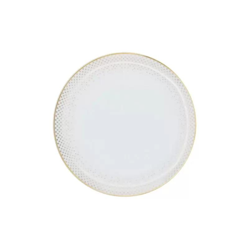 Jil Coquet Rosace - Gold Flat Dish - Medium 32 cm