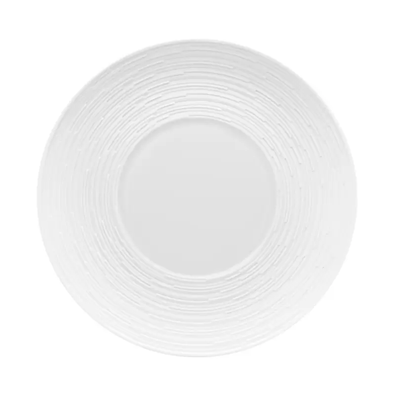 Jil Coquet Labyrinthe Satin White 29 cm Plate 29.5 cm