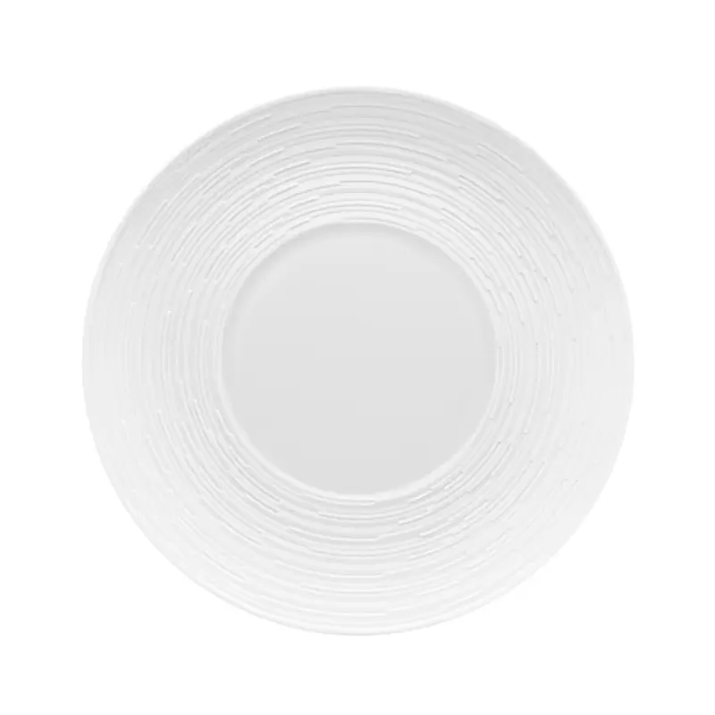 Jil Coquet Labyrinthe Satin White Dinner Plate 27 cm