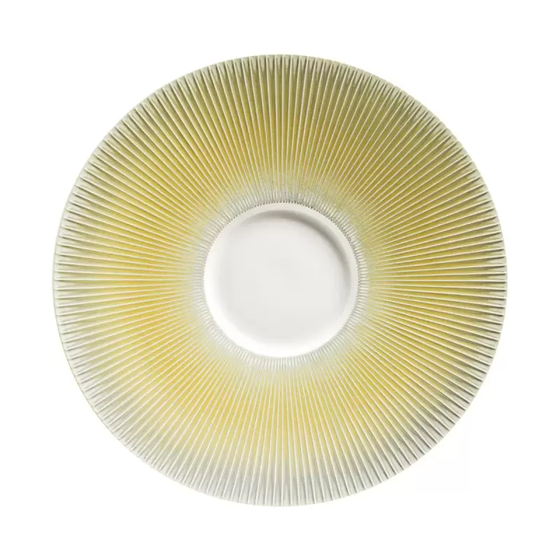 Jaune de Chrome Dune Mise En Bouche Plate 29 cm