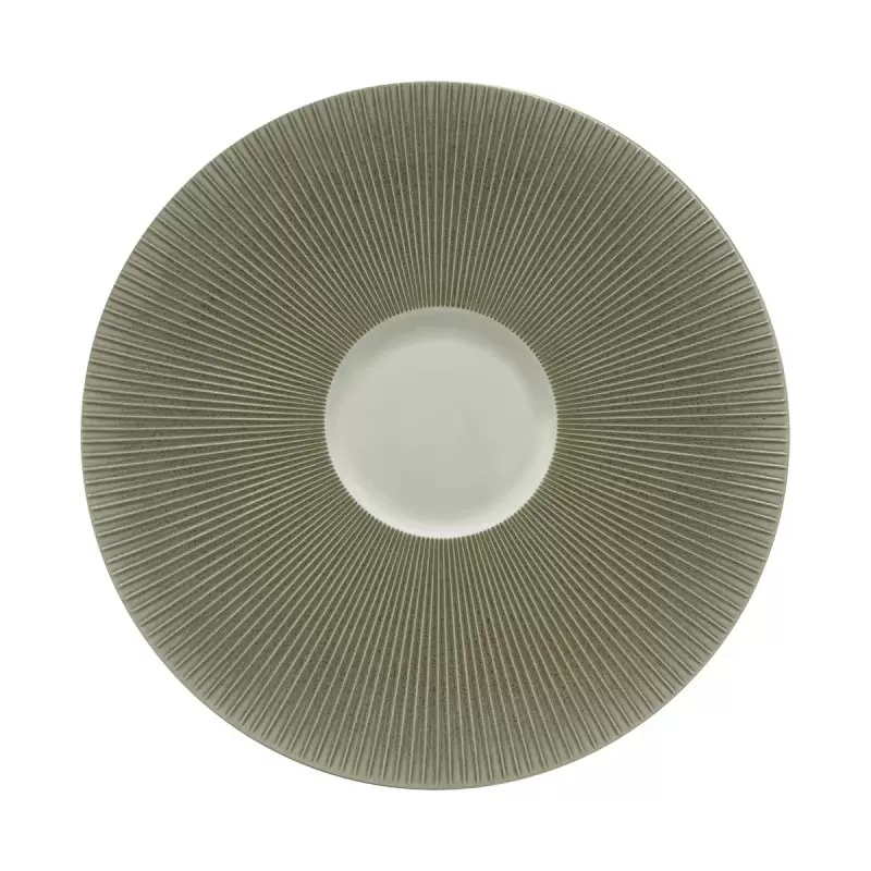 Jaune de Chrome Todra Grey Mise En Bouche Plate 29 cm