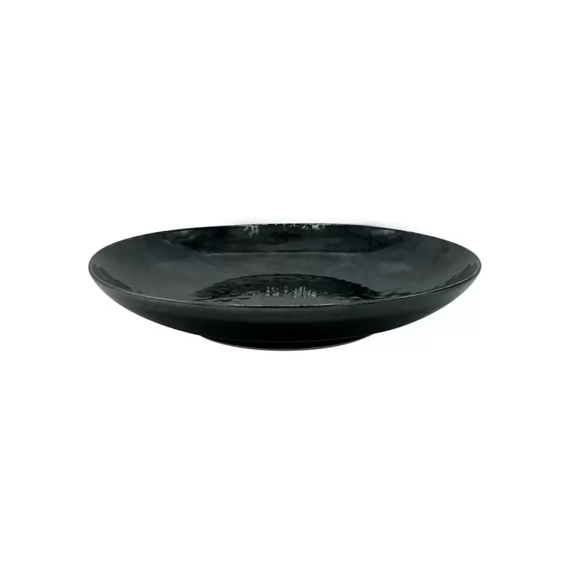 Jaune de Chrome Jungle Black Pasta Plate - Medium 24 cm