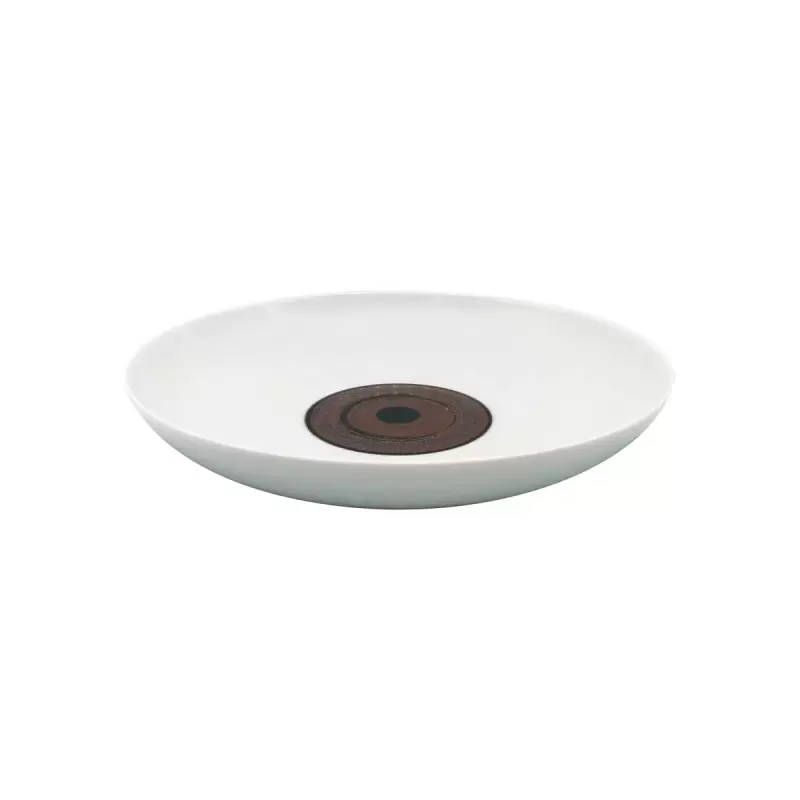 Jaune de Chrome Tellure White Pasta Plate - Medium 24 cm