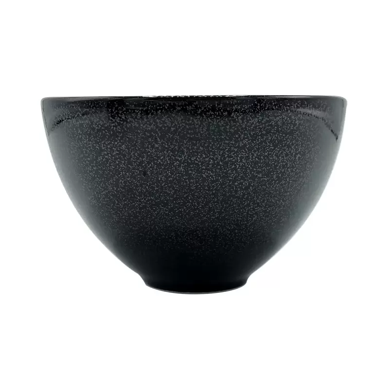 Jaune de Chrome Spangled Black Bowl - Medium 15 cl