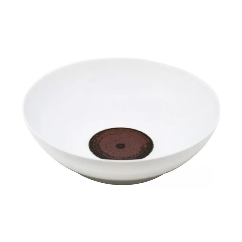 Jaune de Chrome Tellure White Salad Bowl - Large 19.5 cm