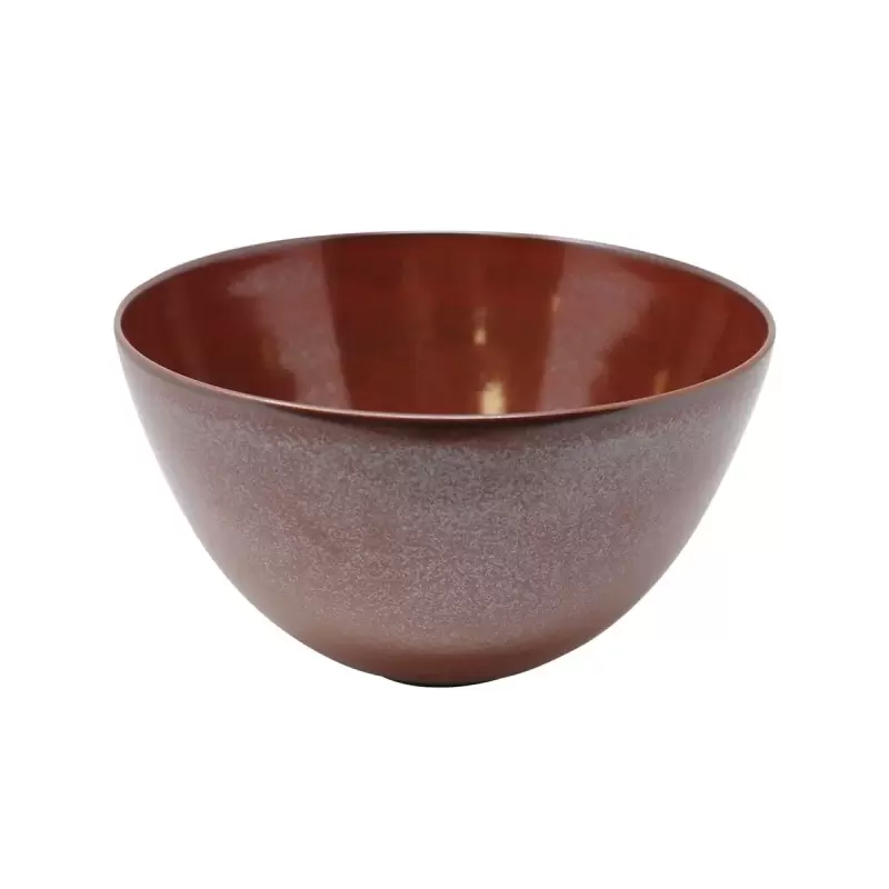 Jaune de Chrome Red Granit Salad Serving Bowl - Medium 21.5 cm