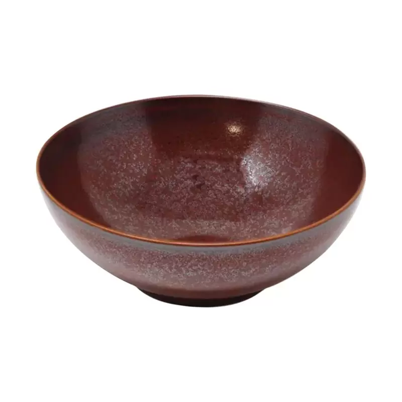 Jaune de Chrome Red Granit Salad Bowl - Large 19.5 cm