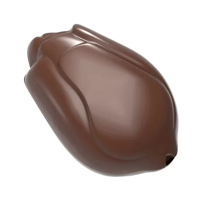 Polycarbonate Tulip Chocolate Mold - 53 mm x 34 mm x h 17 mm - 12 cavity - 19.5gr