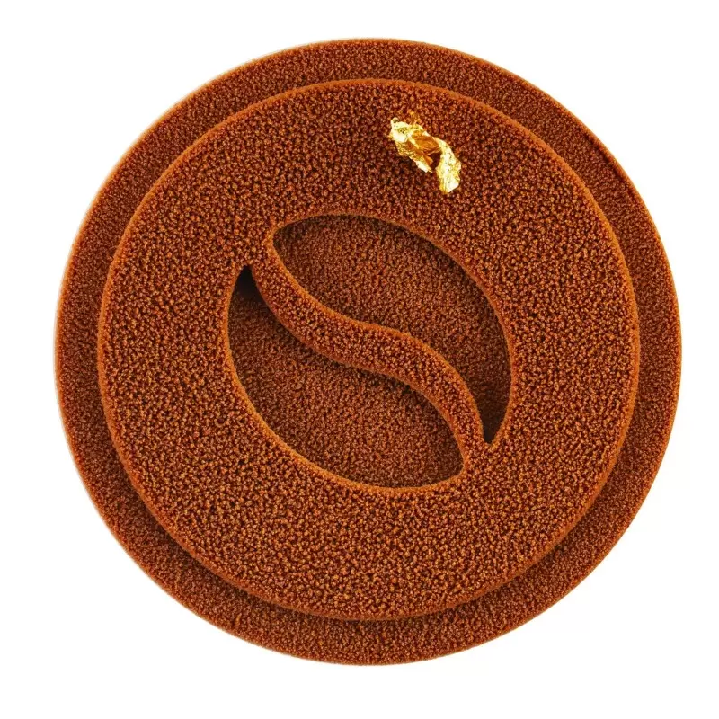 Silikomart Mini Coffee Decor Silicone Pastry Mold - ⌀60 mm x h 1.7 mm