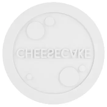 Silikomart Cheesecake Decor Silicone Pastry Mold - ⌀180 mm x h 2.5 mm