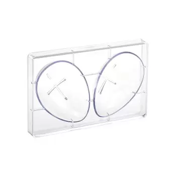 Polycarbonate Glossy Chocolate Egg Mold - 104 mm x 150 mm - 230gr