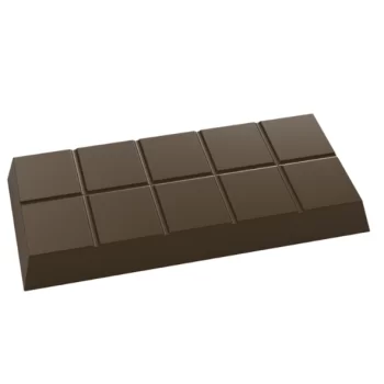 Polycarbonate Dubai Chocolate Tablet Bar Mold - 155mm x 74mm x 16mm - 202gr - 1x3 Cavity