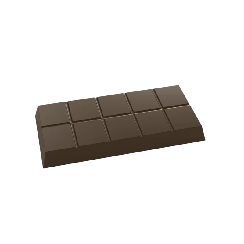 Polycarbonate Dubai Chocolate Tablet Bar Mold - 155mm x 74mm x 16mm - 202gr - 1x3 Cavity