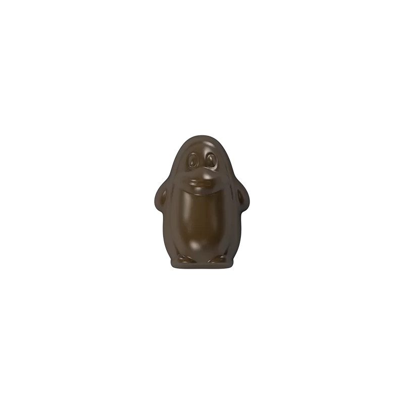 Polycarbonate Penguin Chocolate Mold - 42 mm x 30 mm x 18 mm - 12gr - 20 cavity