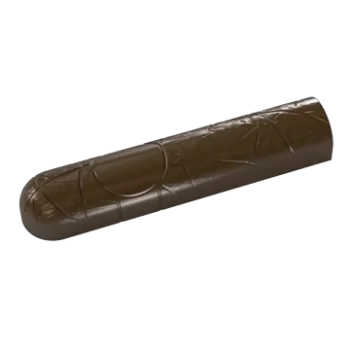 Polycarbonate Cigar Chocolate Mold - 110 mm x 22 mm x 18 mm - 41gr - 8 cavity