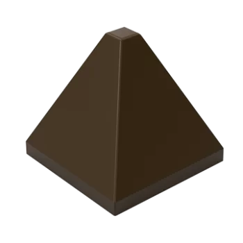 Polycarbonate Pyramid Chocolate Mold - 26 mm x 26 mm x 25 mm - 9gr - 28 cavity