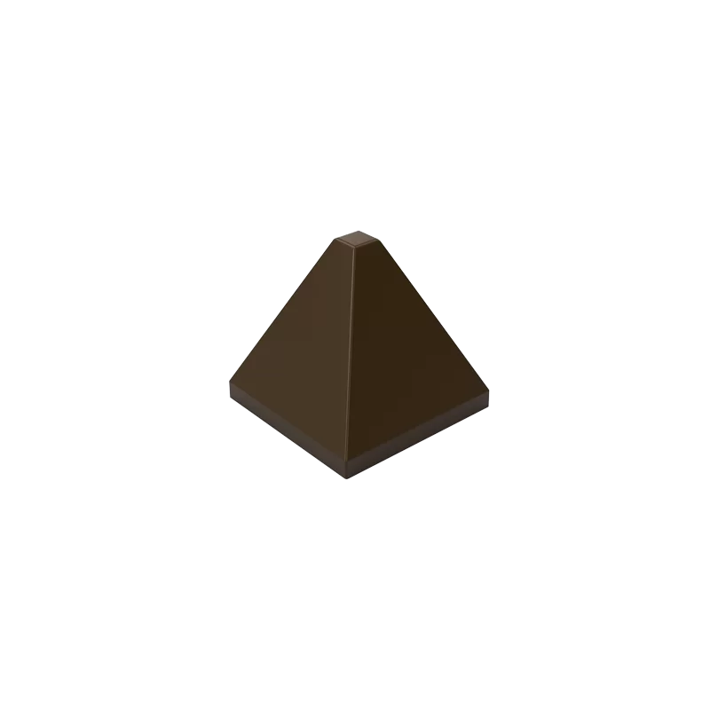 Polycarbonate Pyramid Chocolate Mold - 26 mm x 26 mm x 25 mm - 9gr - 28 cavity