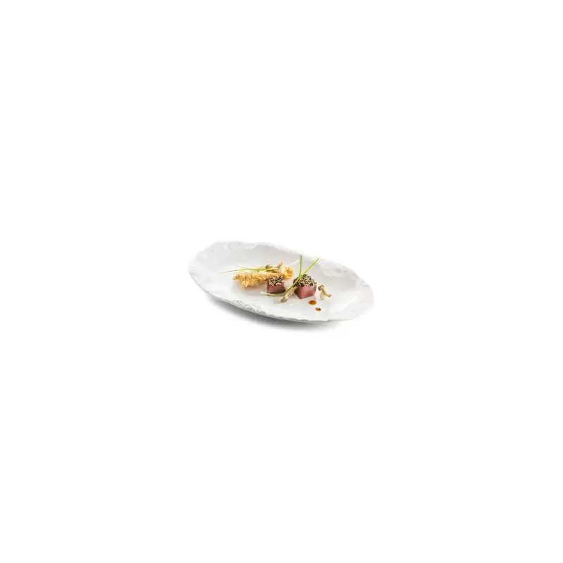 Pordamsa Roca Oval Tray Mat/Gloss 30 x 16 cm