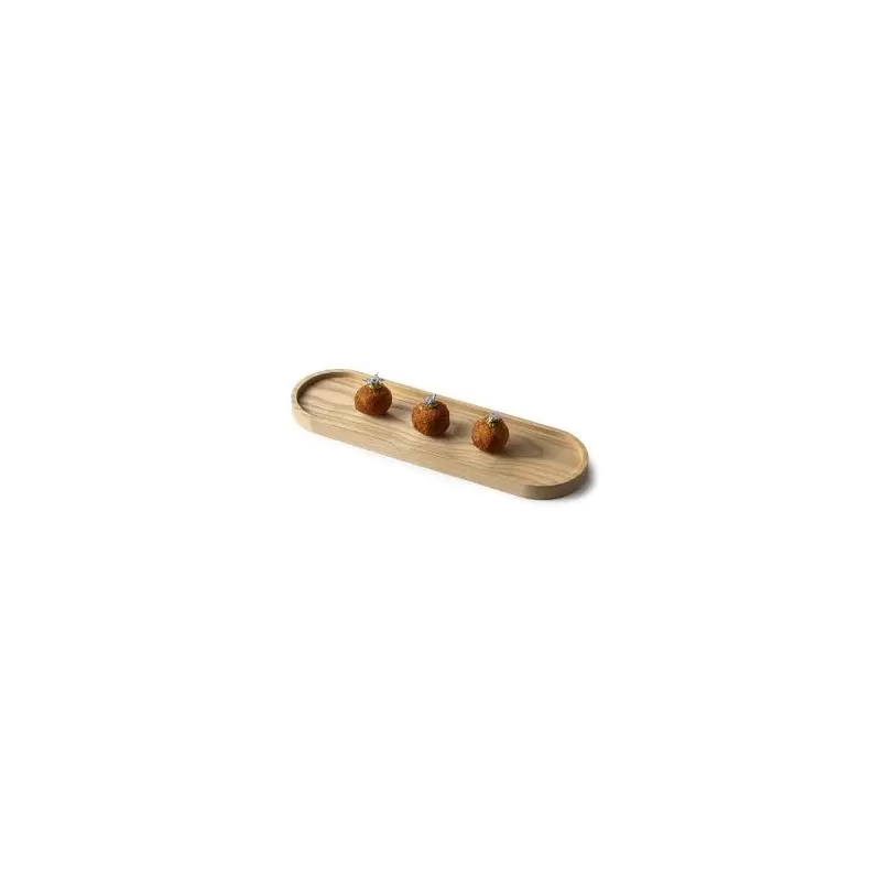 Pordamsa Nature Wood Tray 37 x 10.8 x 2 cm