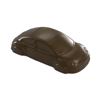 Polycarbonate Beetle Car Chocolate Mold - 54 x 27 x 14 mm - 13gr - 16 cavity