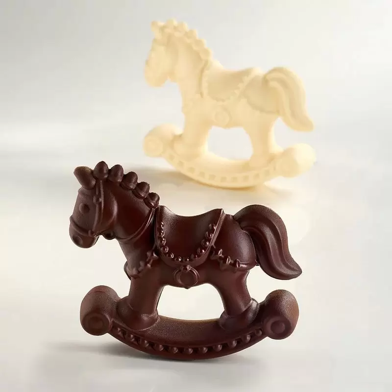 Pavoni Thermoformed Chocolate Rocking Horse Mold - 175 mm 55 mm × h 155 mm - 200 gr - 2 pcs