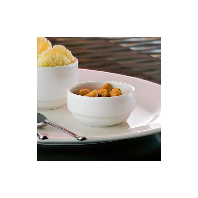 Villeroy & Boch Universal Collection Fine Porcelain Flat individual bowl - 60 x 60 x 25 mm - 6 pcs set.