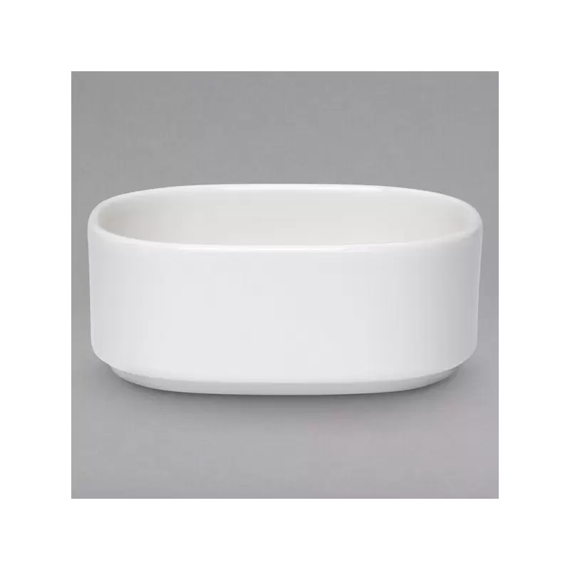 Villeroy & Boch Universal Collection Fine Porcelain Oval bowl stackable - 105 x 85 mm - 6 pcs set.