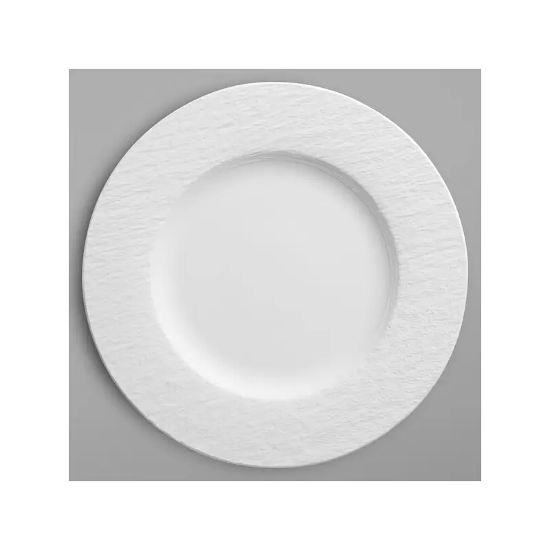 Villeroy & Boch The Rock White Glacier Collection Fine Porcelain Flat square plate - 320 x 320 x 15 mm - 1 pc set.