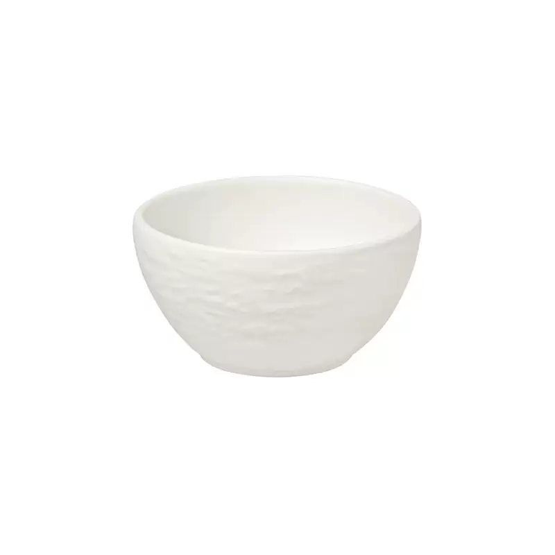 Villeroy & Boch The Rock White Glacier Collection Fine Porcelain Bowl - 80 x 80 x 40 mm - 6 pcs set.