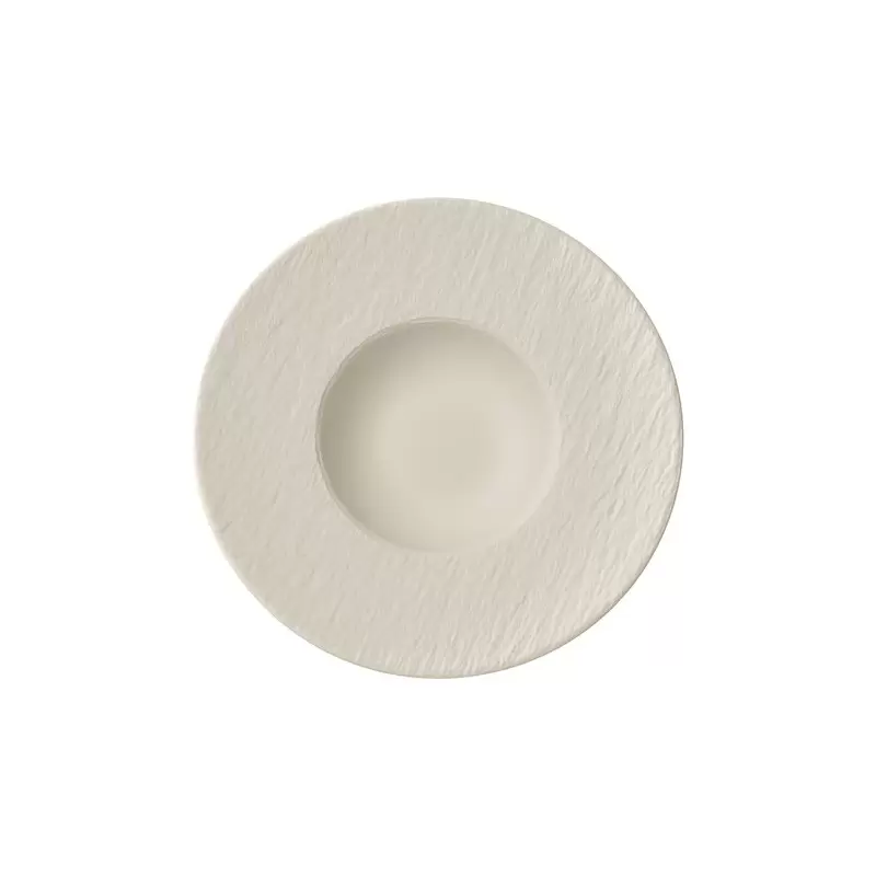 Villeroy & Boch The Rock White Glacier Collection Fine Porcelain Deep plate - 280/140 x 50 mm - 6 pcs set.