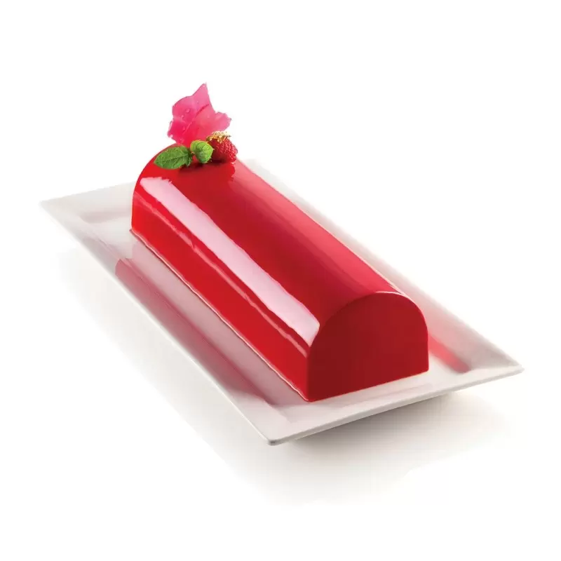 Silikomart Professional Kit Bûche Vienna Log Cake Mold - 250 mm x 90 mm x h 70 mm - 1300ml