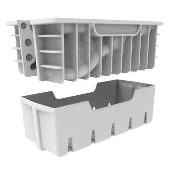 Silikomart Professional North Pole 940 Kit Log Mold - 210 mm x 87 mm x h 80 mm - 940ml