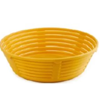 Round Plastic Banneton Proofing Basket - 300 mm x 90 mm