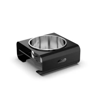 Moa Module M.18 Black Modular Riser with Cylinder Stainless Steel Bowl Insert - Ø 360 h.160