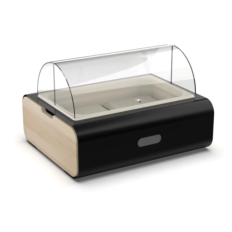 Moa Module M.05 Gastronorm Black with Gastronorm 1/1 Tray , Lining Bag, and Dome Cover