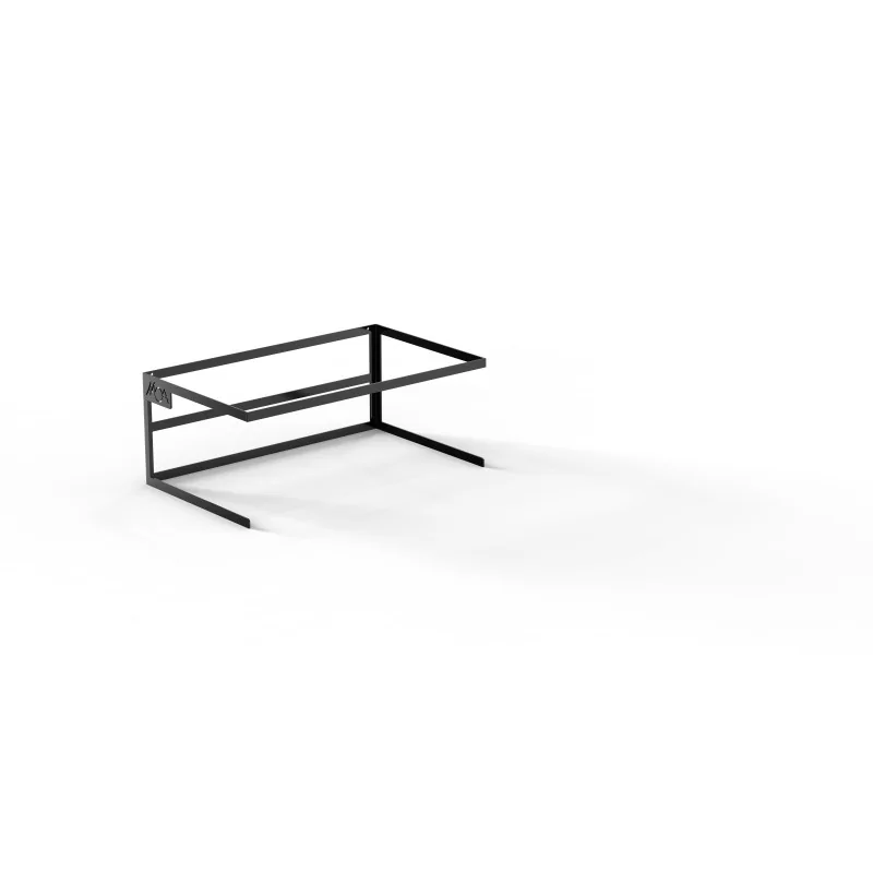 Moa Alzatina Modern Minimalist Line Black Steel Frame Risers GN 1/1 H.200