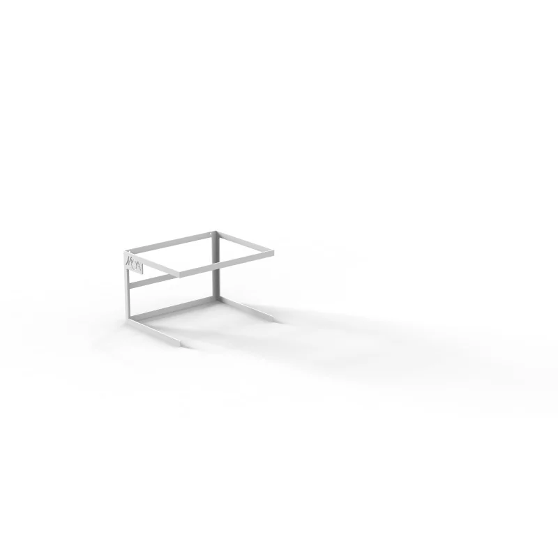 Moa Alzatina Modern Minimalist Line White Steel Frame Risers GN 1/2 H.200