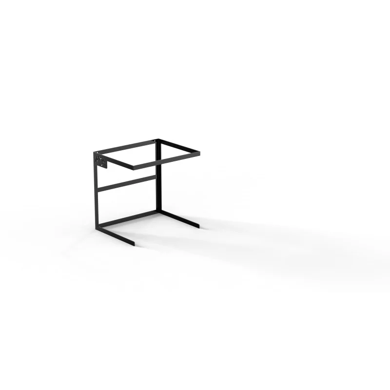 Moa Alzatina Modern Minimalist Line Black Steel Frame Risers GN 1/2 H.300