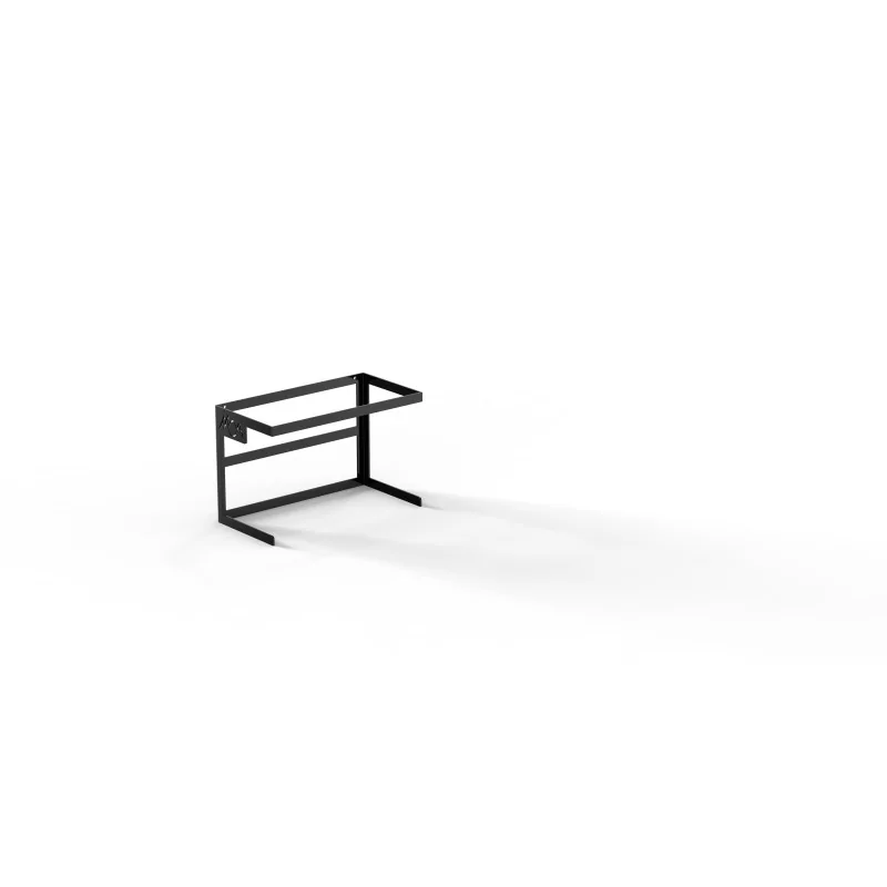 Moa Alzatina Modern Minimalist Line Black Steel Frame Risers GN 1/3 H.200