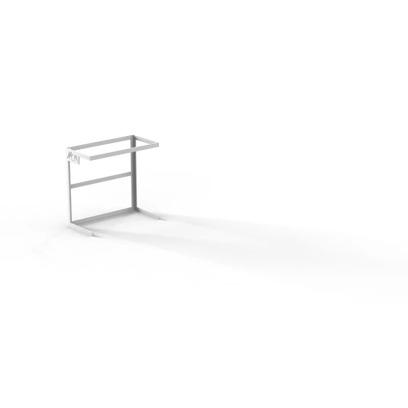 Moa Alzatina Modern Minimalist Line White Steel Frame Risers GN 1/3 H.300