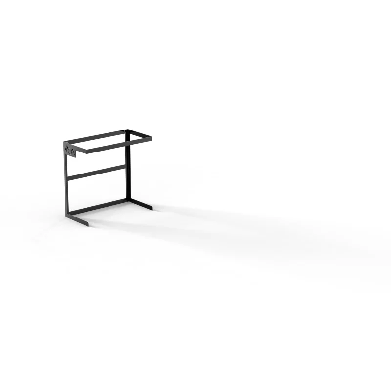 Moa Alzatina Modern Minimalist Line Black Steel Frame Risers GN 1/3 H.300