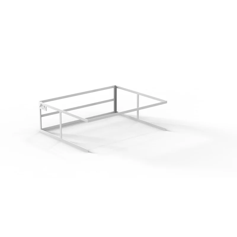 Moa Alzatina Modern Minimalist Line White Steel Frame Risers GN 2/1 H.200