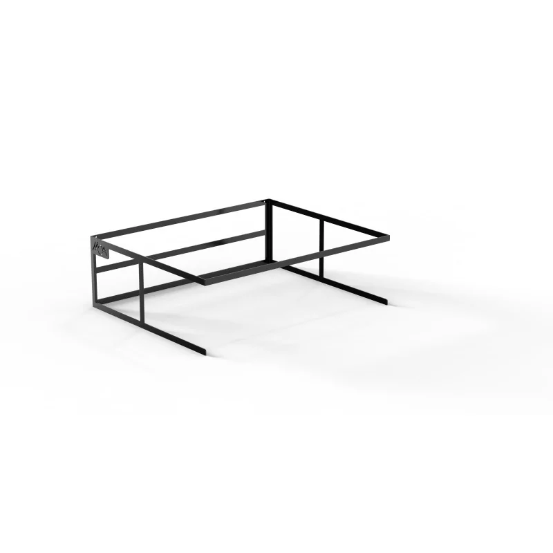 Moa Alzatina Modern Minimalist Line Black Steel Frame Risers GN 2/1 H.200