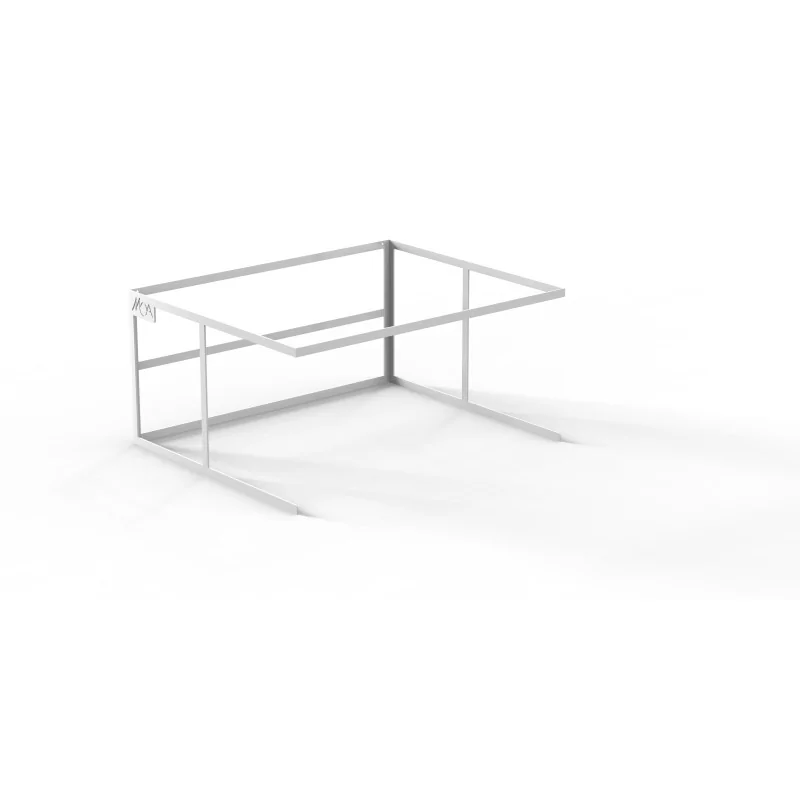 Moa Alzatina Modern Minimalist Line White Steel Frame Risers GN 2/1 H.300