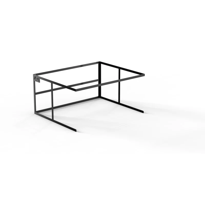 Moa Alzatina Modern Minimalist Line Black Steel Frame Risers GN 2/1 H.300