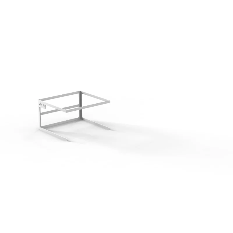 Moa Alzatina Modern Minimalist Line White Steel Frame Risers GN 2/3 H.200